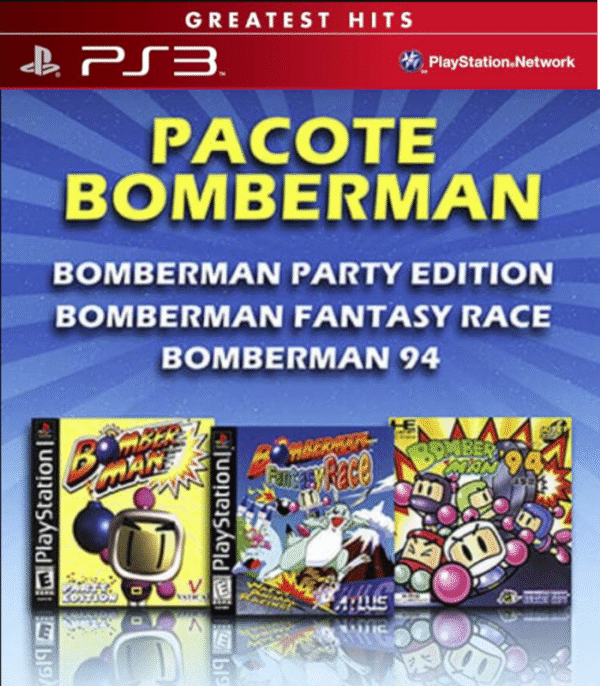 Bomberman '94 / Bomberman Party Edition / Bomberman Fantasy Race – Mídia Digital – PS3