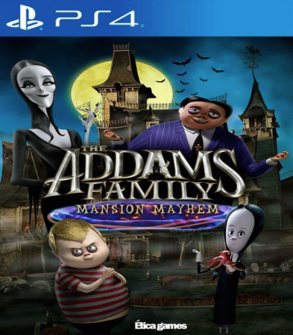 A Família Addams: Mansão da Confusão – Mídia Digital – PS4