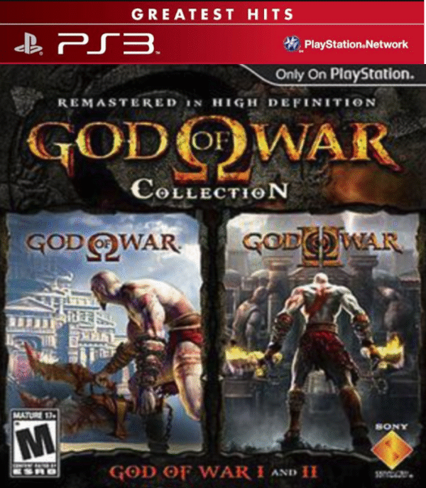 God of War Collection (God of War 1 e 2) – Mídia Digital – PS3