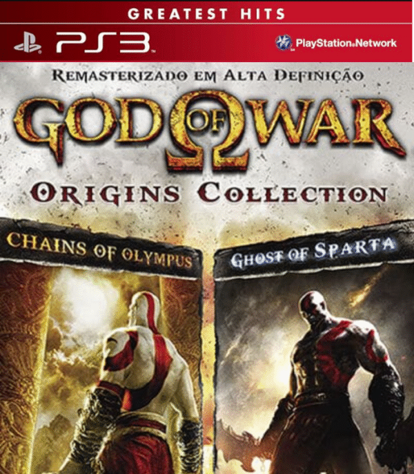 God of War Origins Collection (Chains of Olympus e Ghost of Sparta) – Mídia Digital – PS3