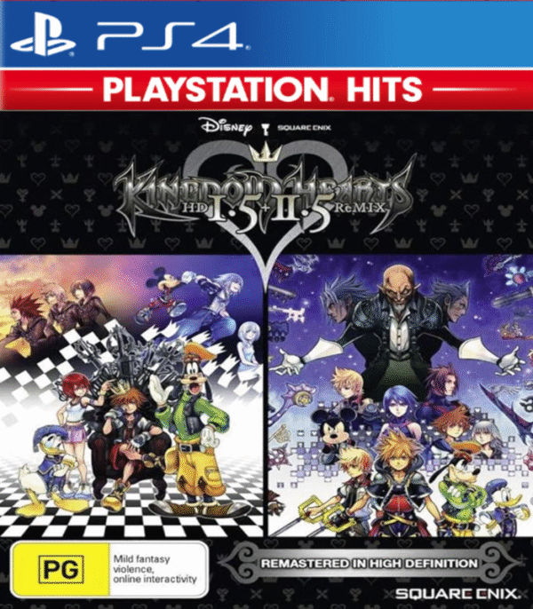 Kingdom Hearts HD 1.5 + 2.5 Remix – Mídia Digital – PS4