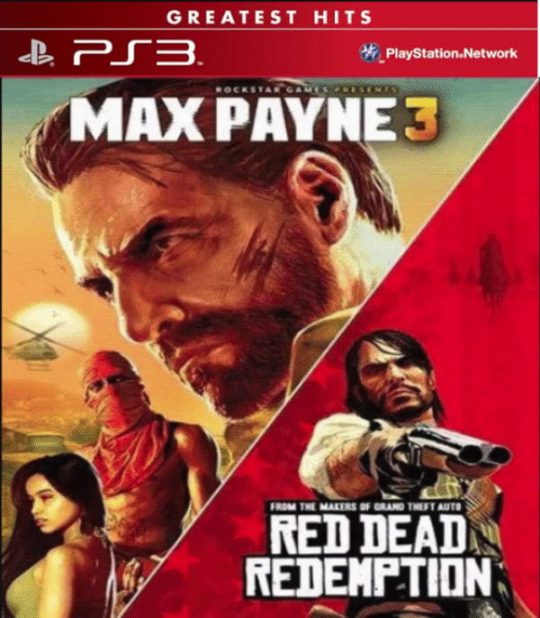 Max Payne 3 / Red Dead Redemption – Mídia Digital – PS3
