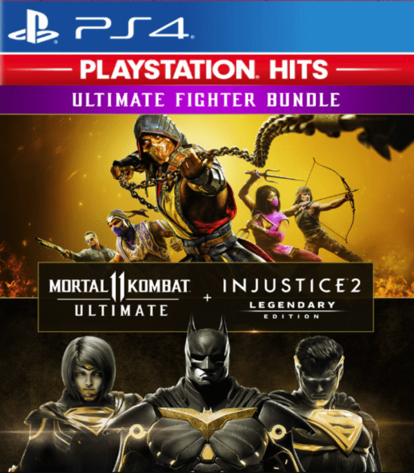 Ultimate Fighter Bundle (Mortal Kombat 11 + Injustice 2) – Mídia Digital – PS4