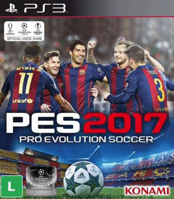 PES 2017 – Pro Evolution Soccer – Mídia Digital – PS3