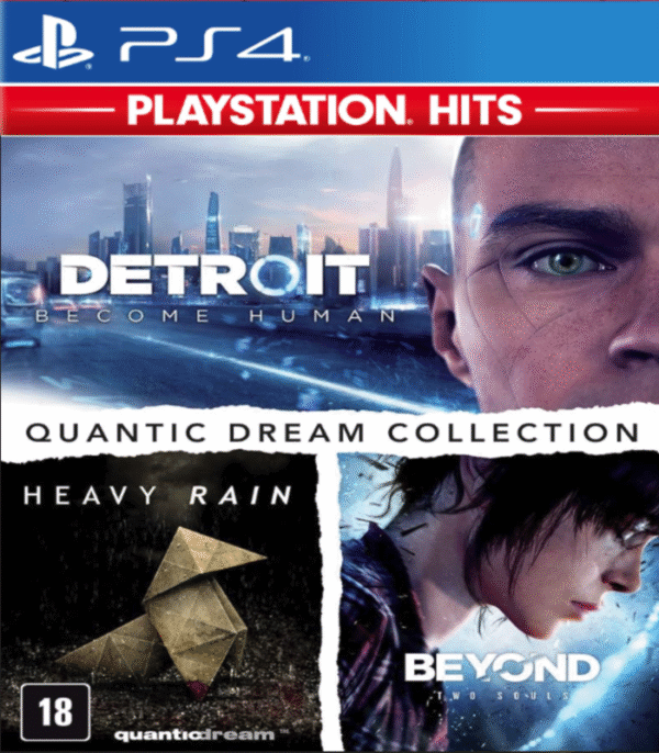 Quantic Dream Collection (Detroit: Become Human, Heavy Rain, Beyond: Two Souls) – Mídia Digital – PS4