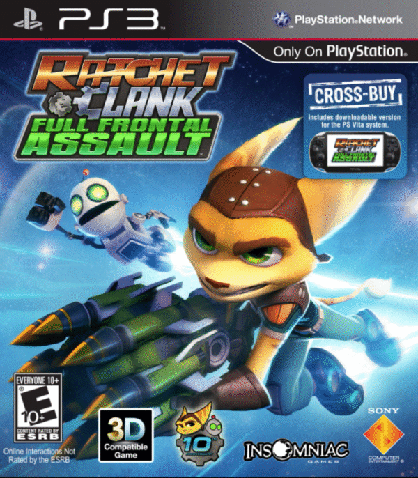 Ratchet & Clank: Full Frontal Assault – Mídia Digital – PS3