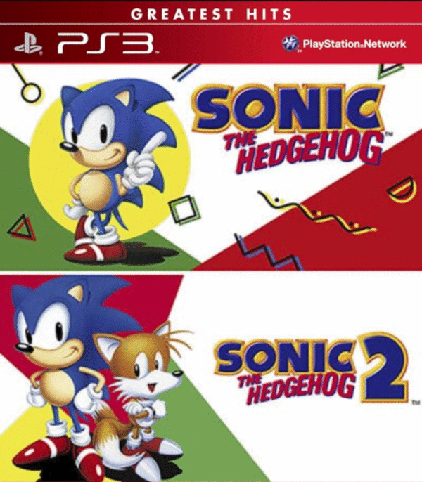 Sonic The Hedgehog 1 e 2 – Mídia Digital – PS3