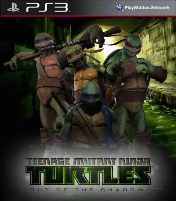 Teenage Mutant Ninja Turtles: Out of the Shadows (Tartarugas Ninjas) – Mídia Digital – PS3