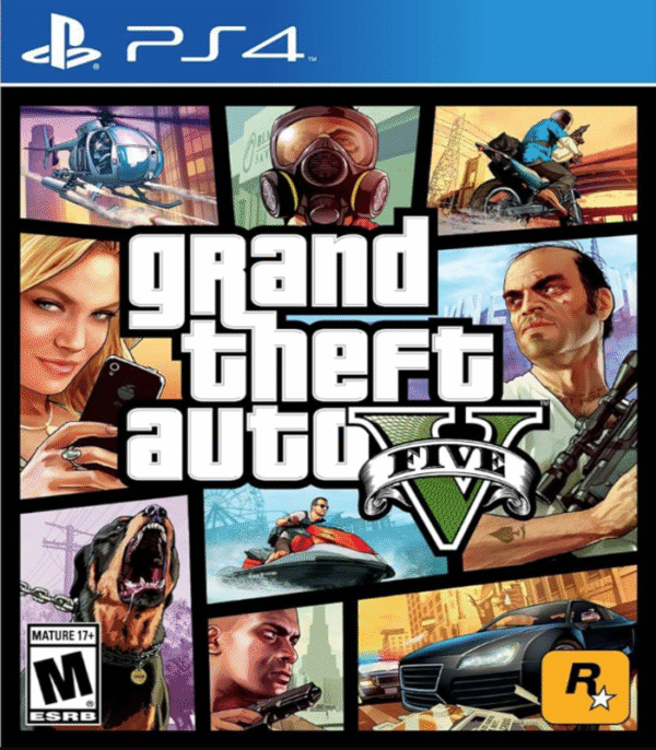 GTA 5 (Grand Theft Auto V) – Mídia Digital – PS4