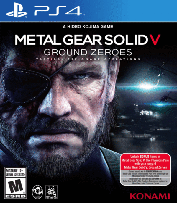 Metal Gear Solid V: Ground Zeroes – Mídia Digital – PS4