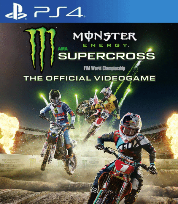 Monster Energy Supercross – The Official Videogame 1 – Mídia Digital – PS4
