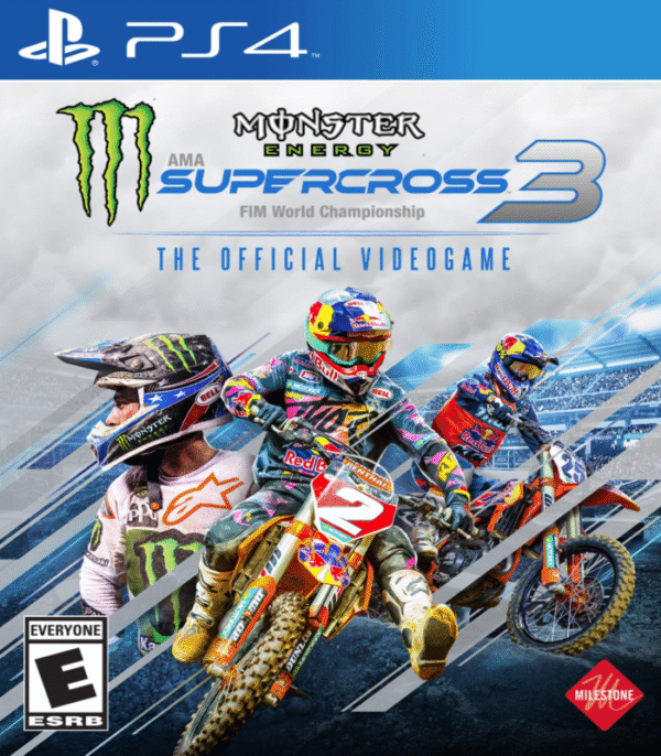 Monster Energy Supercross – The Official Videogame 3 – Mídia Digital – PS4