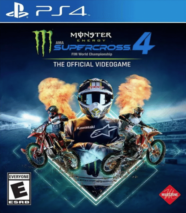 Monster Energy Supercross – The Official Videogame 4 – Mídia Digital – PS4