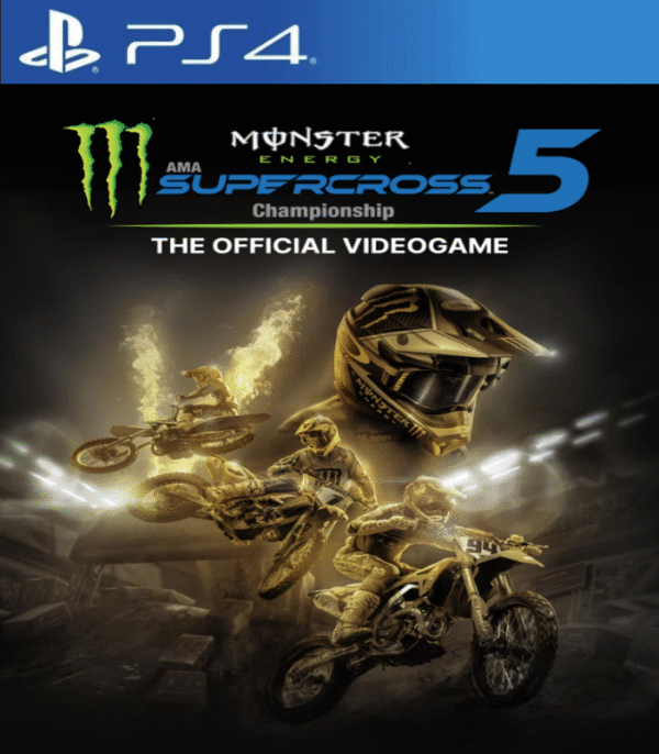 Monster Energy Supercross – The Official Videogame 5 – Mídia Digital – PS4