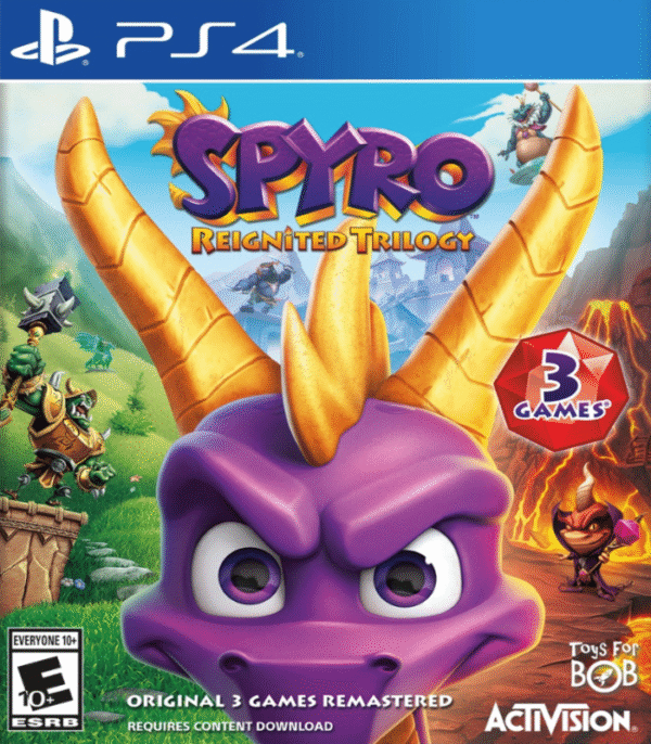 Spyro Reignited Trilogy – Mídia Digital – PS4