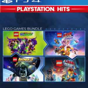 Lego Conjunto (Batman 3 + Super Vilões + Movie 1 + Movie 2) – PlayStation 4 – Mídia Digital