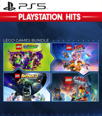 Lego Conjunto (Batman 3 + Super Vilões + Movie 1 + Movie 2) – PlayStation 5 – Mídia Digital