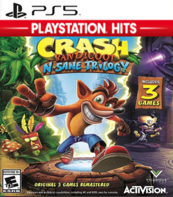 Crash Bandicoot N. Sane Trilogy – PlayStation 5 – Mídia Digital