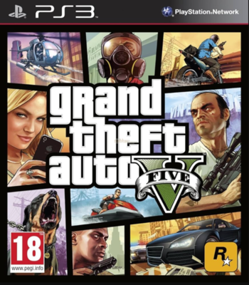 Grand Theft Auto V (GTA 5) – PlayStation 3 – Mídia Digital
