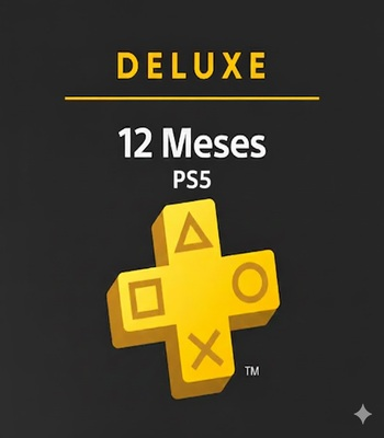 PlayStation Plus Deluxe PSN Plus Anual – PlayStation 5 - Mídia Digital