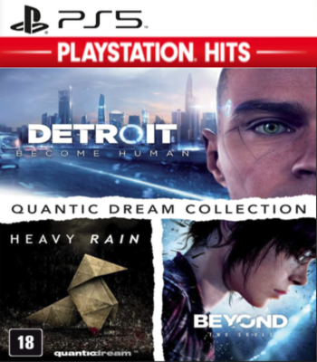 Quantic Dream Collection (Detroit: Become Human + Heavy Rain + Beyond: Two Souls) – PlayStation 5 – Mídia Digital